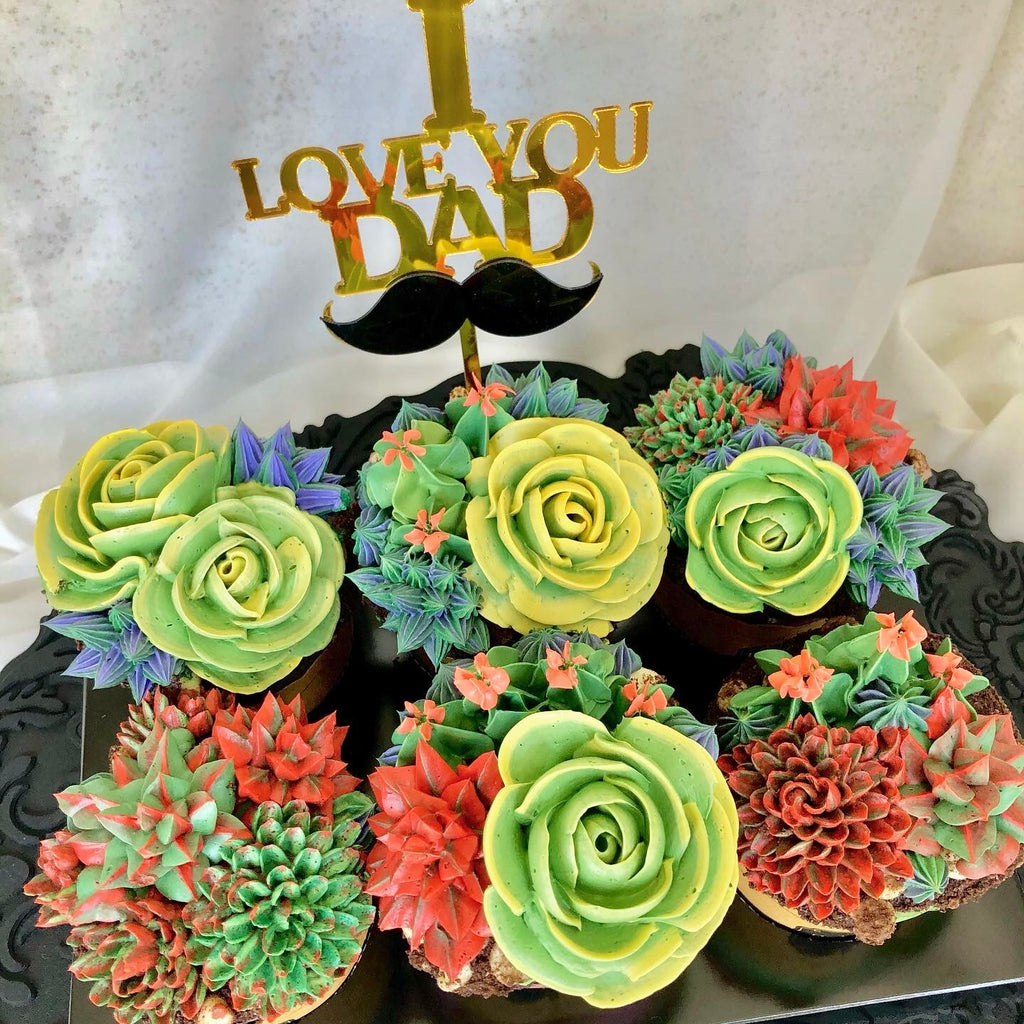 *Succulents Cupcakes