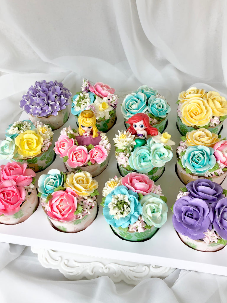 Princess Garden 12 Cupcakes Box