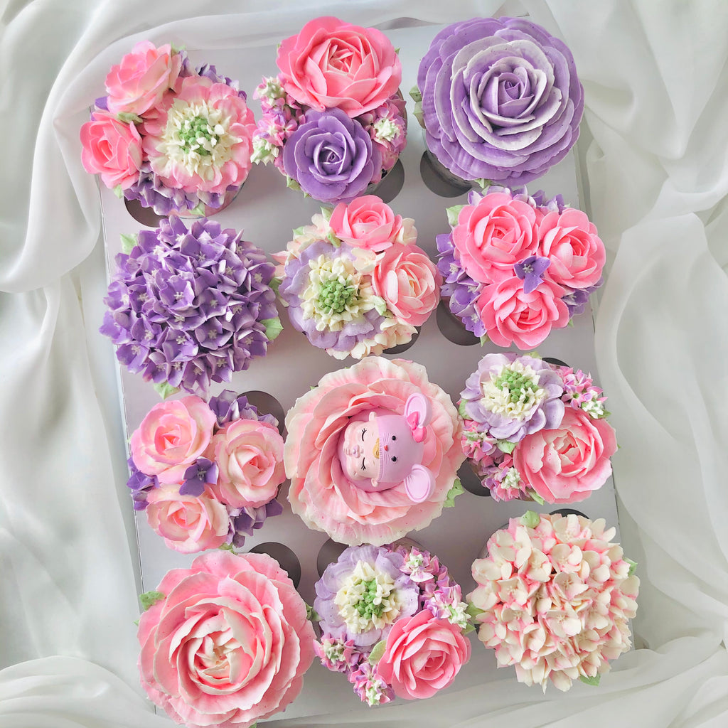 Baby Blossoms 12 Cupcakes Box