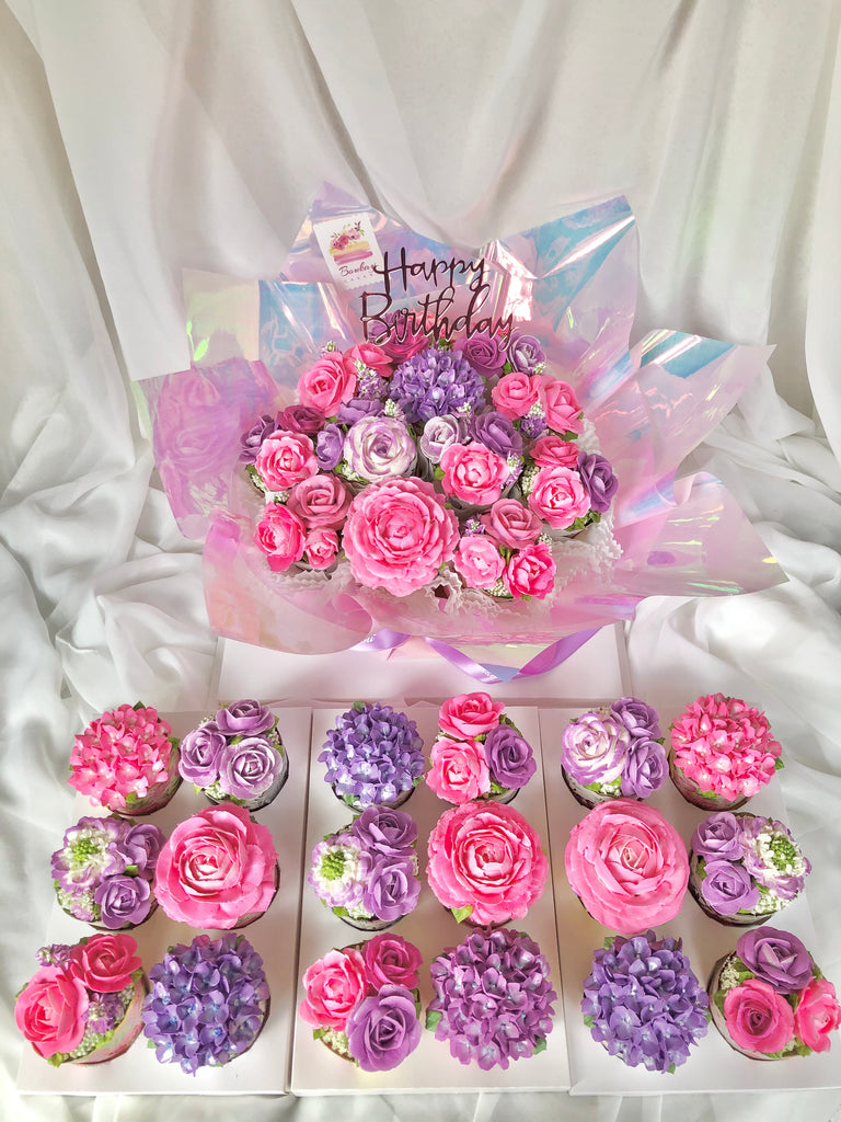 Boukay’s Cupcake Bouquet & Cupcake Box Party Set