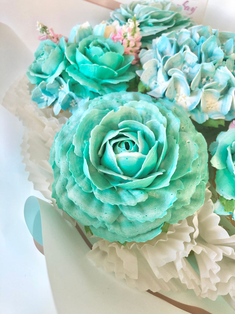 Tiffany Blue Cupcake Bouquet