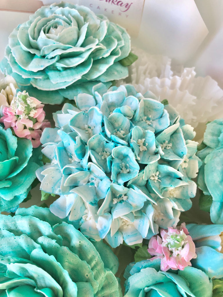 Tiffany Blue Cupcake Bouquet