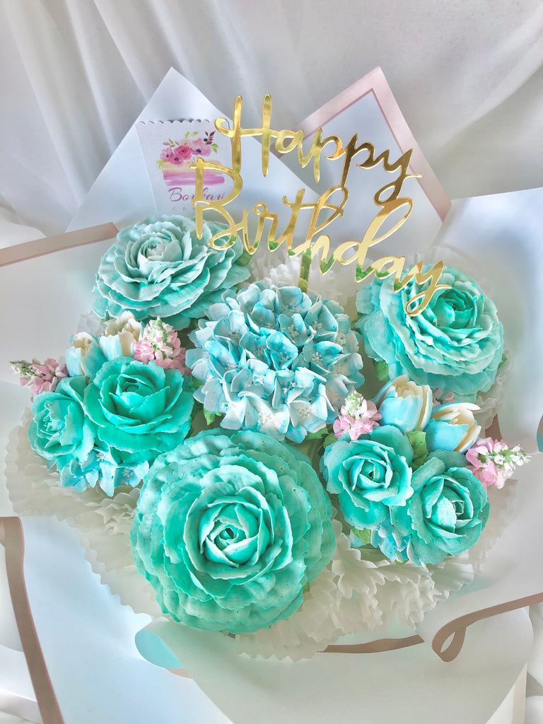 Tiffany Blue Cupcake Bouquet