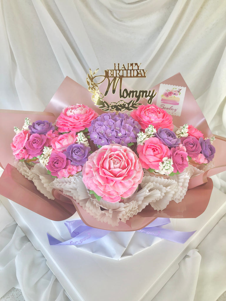 Romantic Garden Cupcake Bouquet