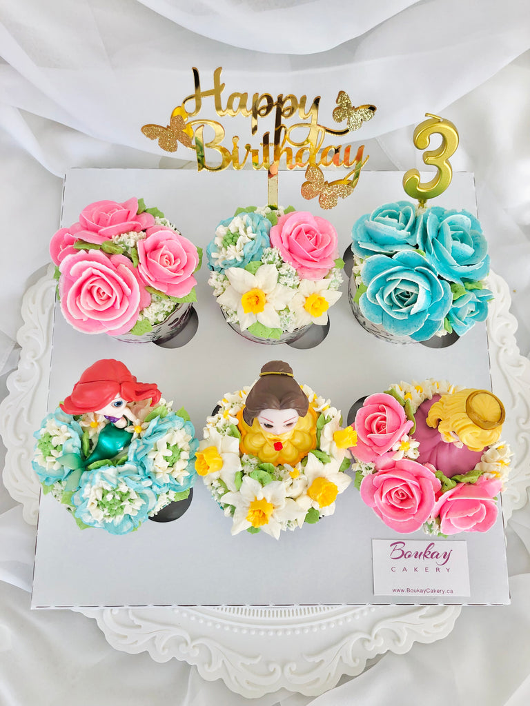 Princess Garden Cupcakes Box