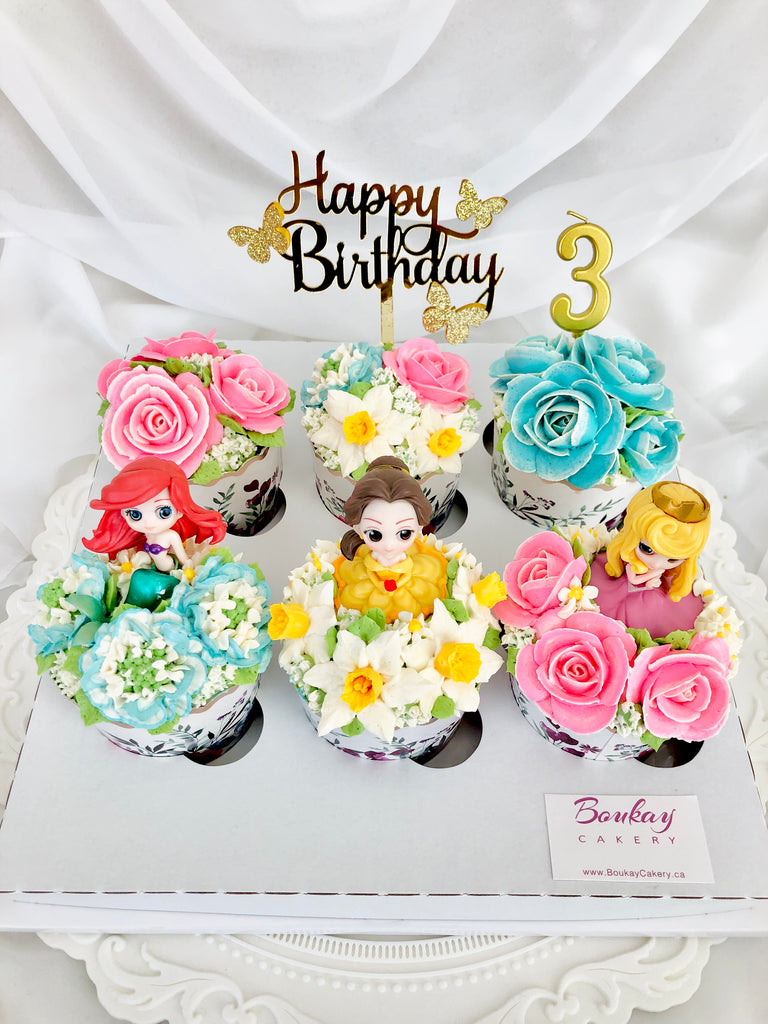 Princess Garden Cupcakes Box