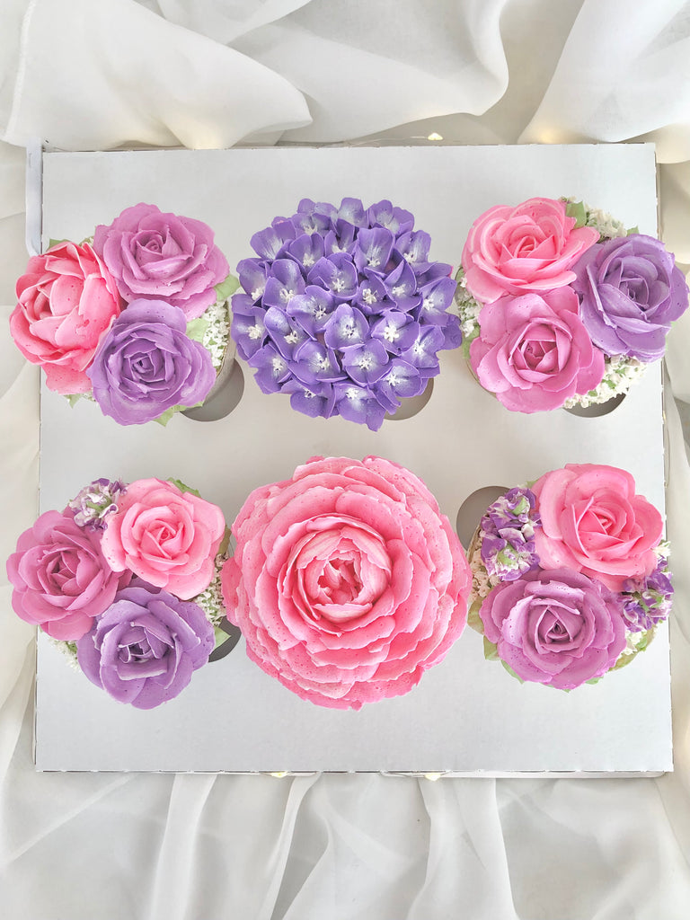 Romantic Garden Cupcakes Box