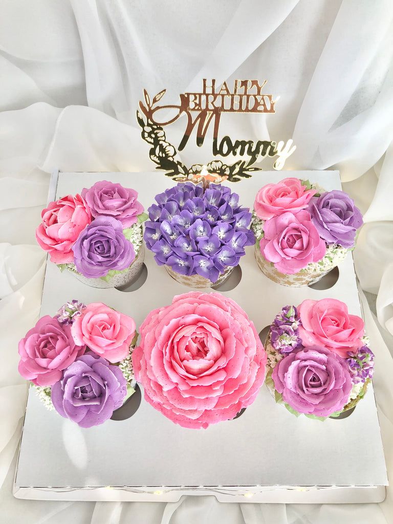 Romantic Garden Cupcakes Box