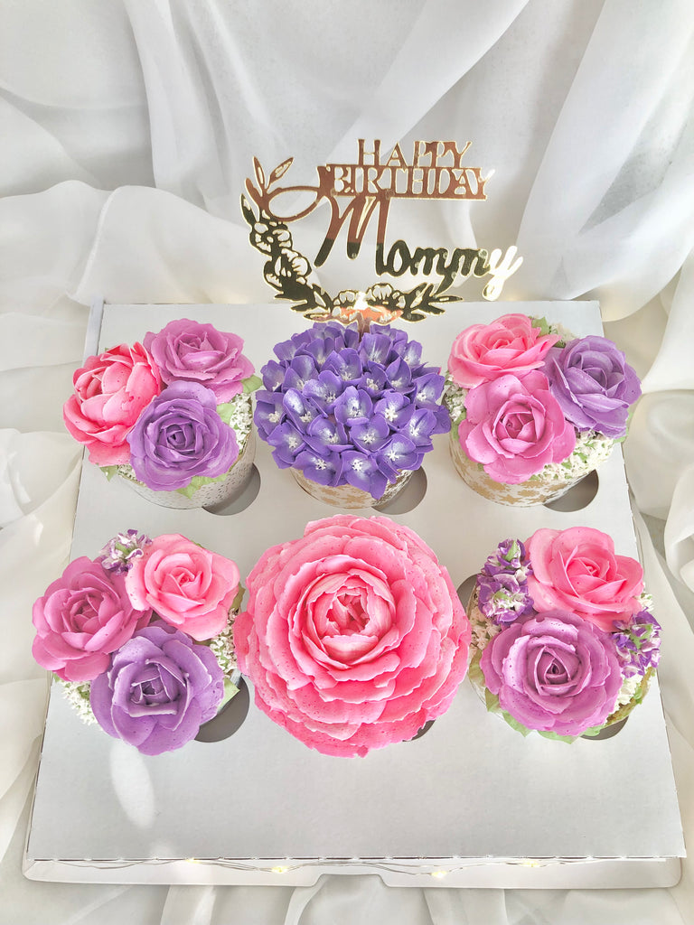 Romantic Garden Cupcakes Box