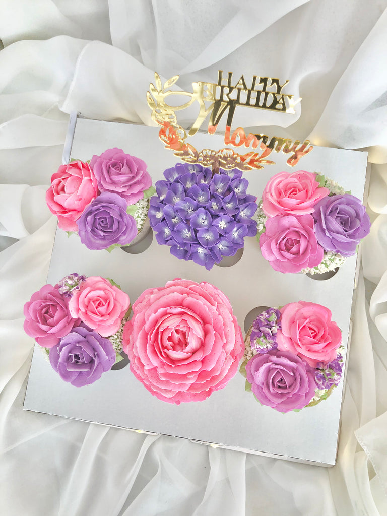 Romantic Garden Cupcakes Box