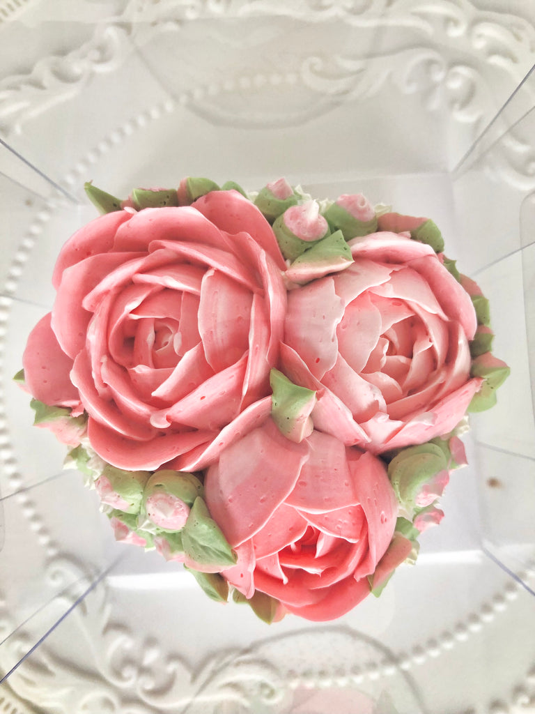 NEW Floral Cupcake Single Cupcake Box (min. order of 12 pcs)