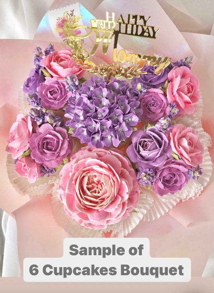 Love Garden 8-12 Cupcakes Bouquet