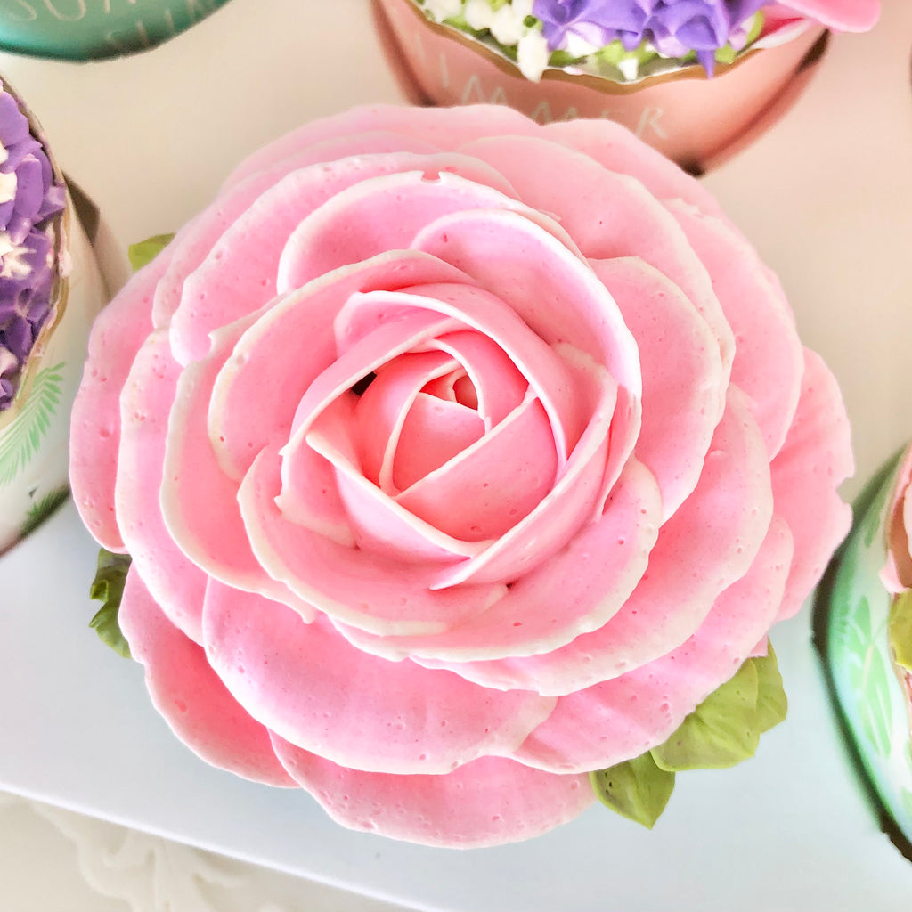 Classic Roses Cupcake Bouquet (with Colour Options)