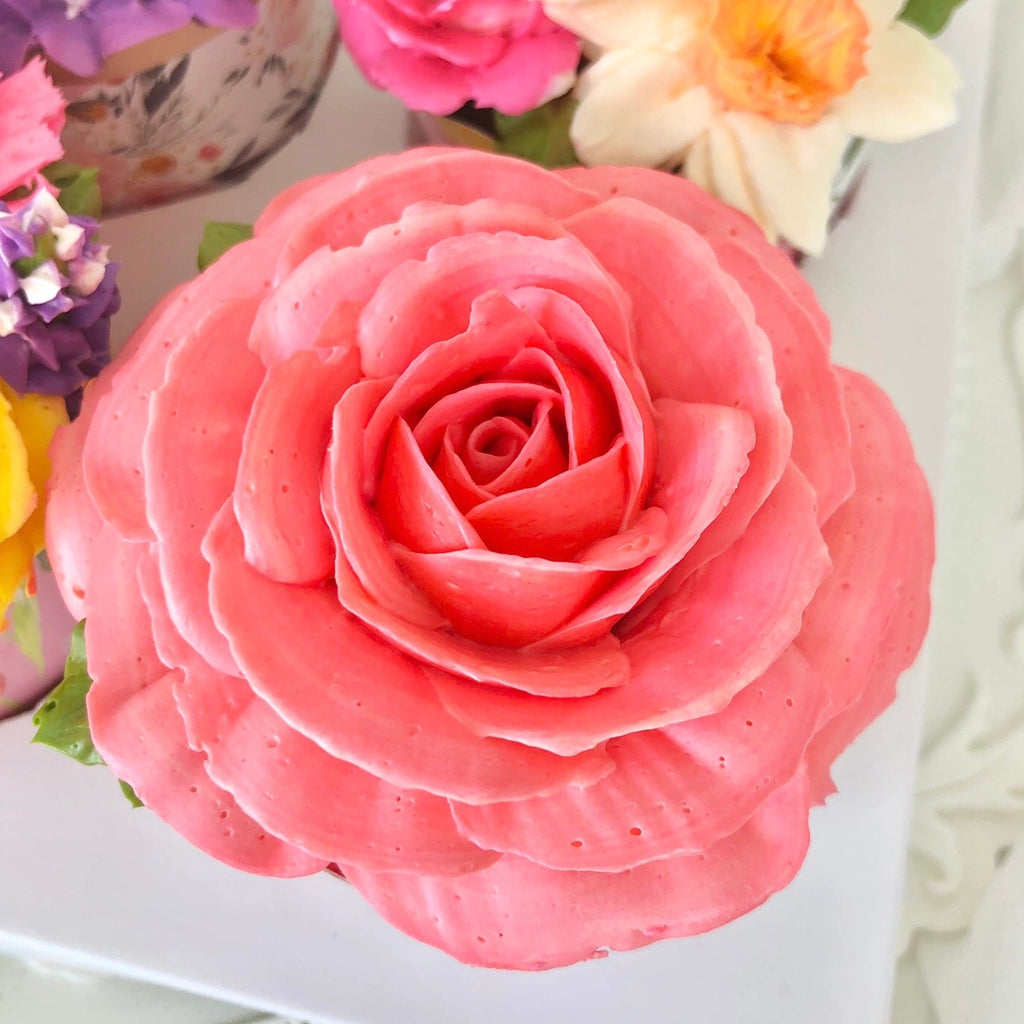 Classic Roses Cupcake Bouquet (with Colour Options)