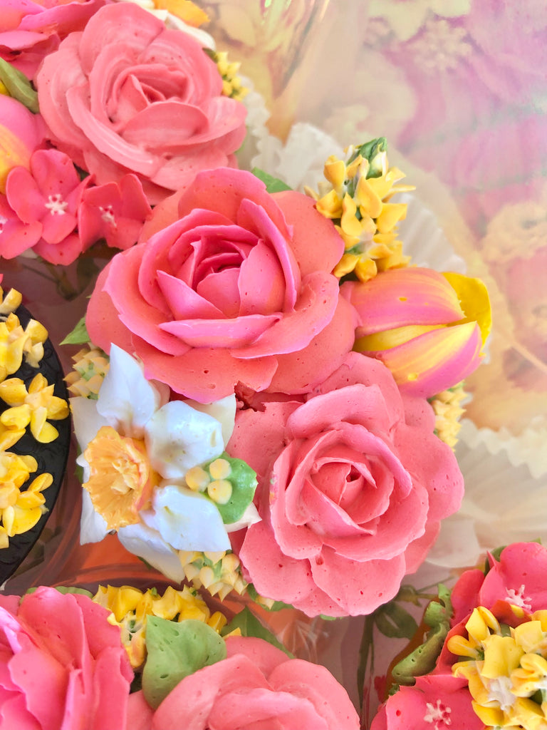 Princess Rose Garden Cupcake Bouquet (with Princess & Colour Options)