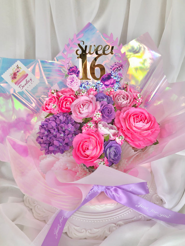 Sweet 16, 18 & 21 Birthday Cupcake Bouquet