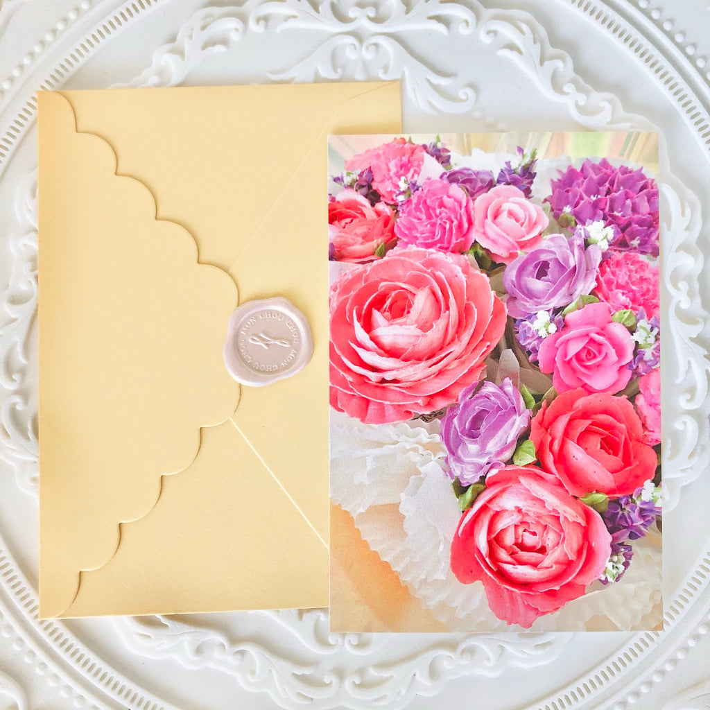 Sweet Love Cupcake Bouquet Card (New)