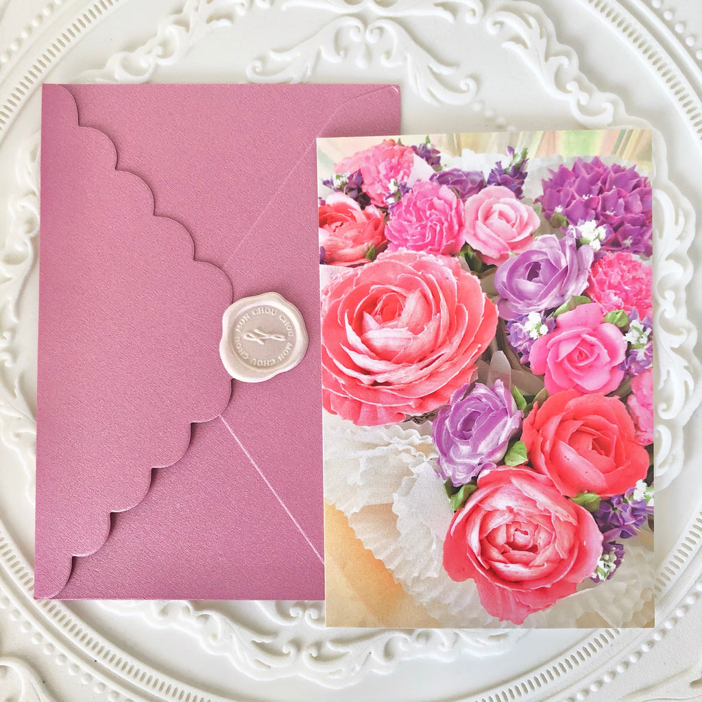 Sweet Love Cupcake Bouquet Card (New)