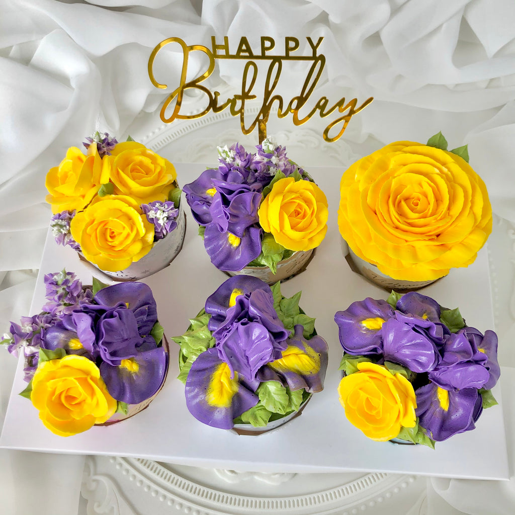 Sunshine Romance Cupcake Box