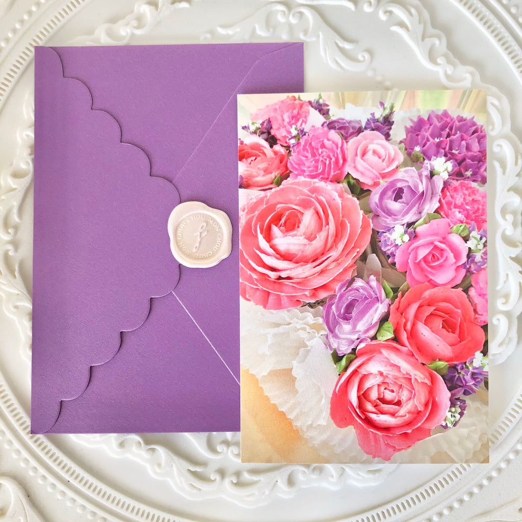 Sweet Love Cupcake Bouquet Card (New)