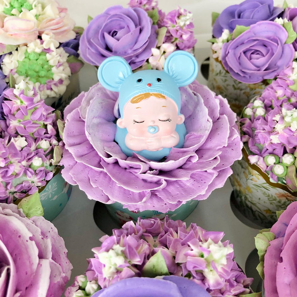 Baby Blossoms 6 Cupcakes Box